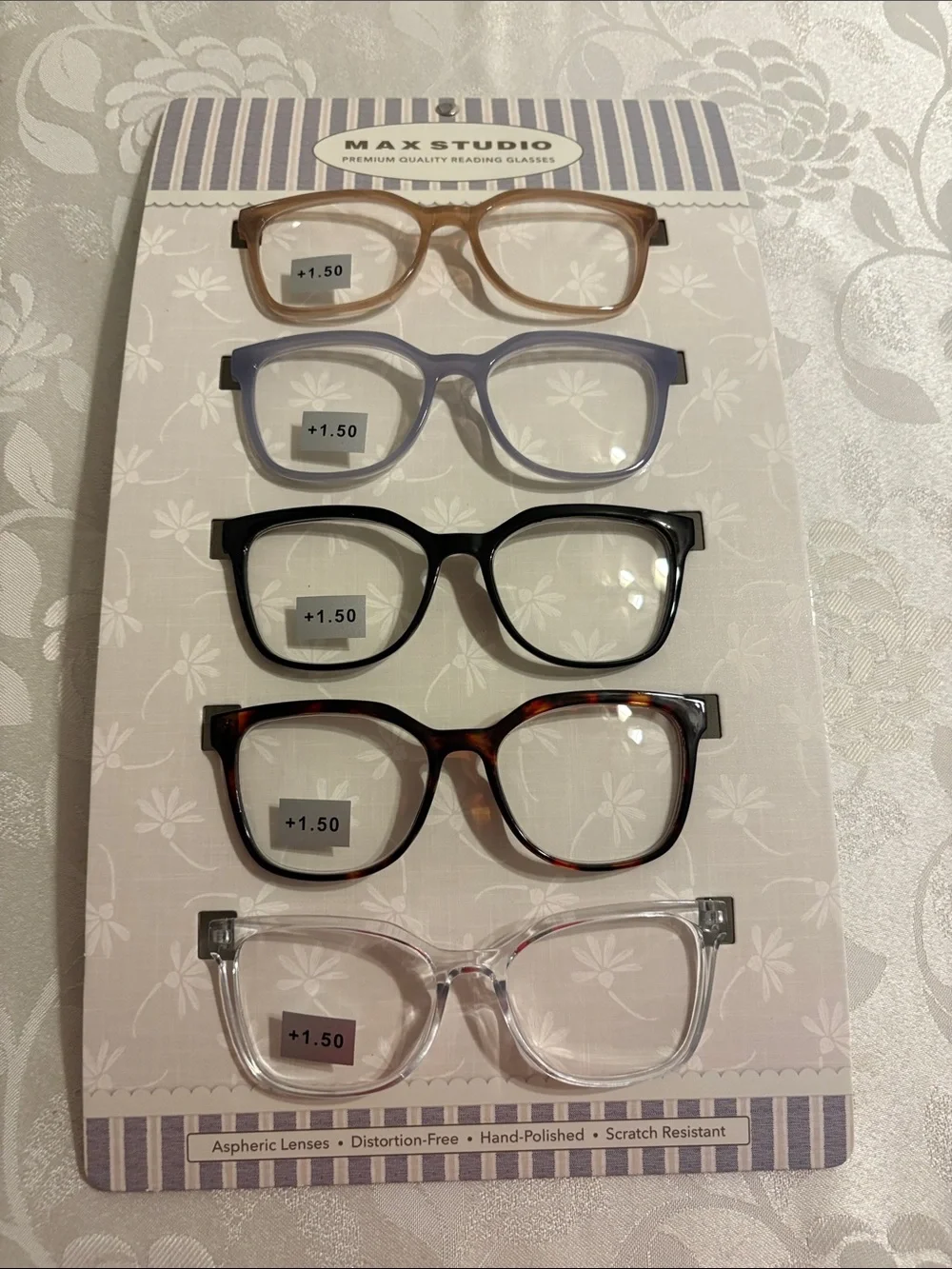 Max Studio Reading Glasses Set of 5 Brand New